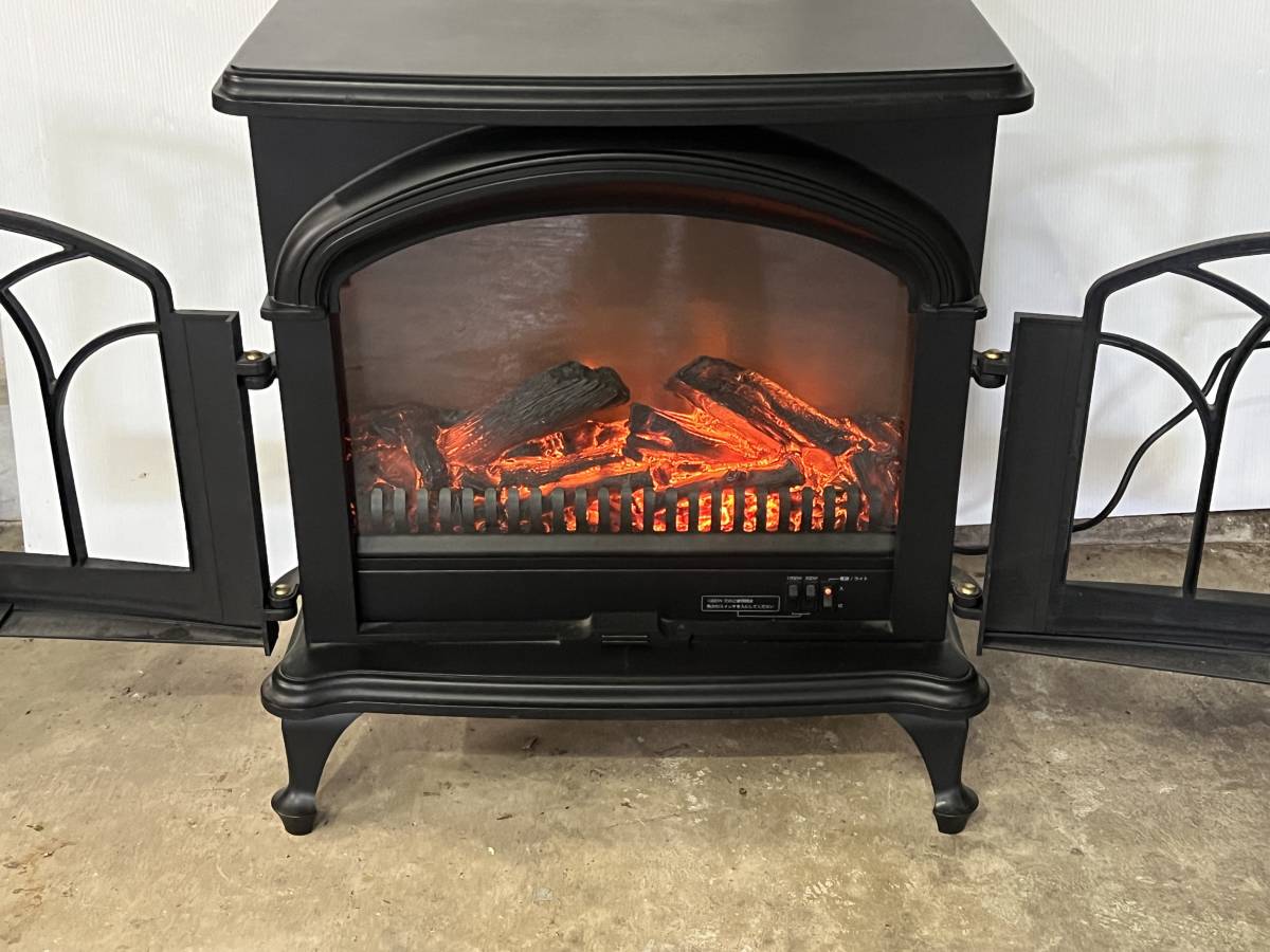 Yahoo!オークション - 美品ニトリ ワイド暖炉型ファンヒーター IQ BK B