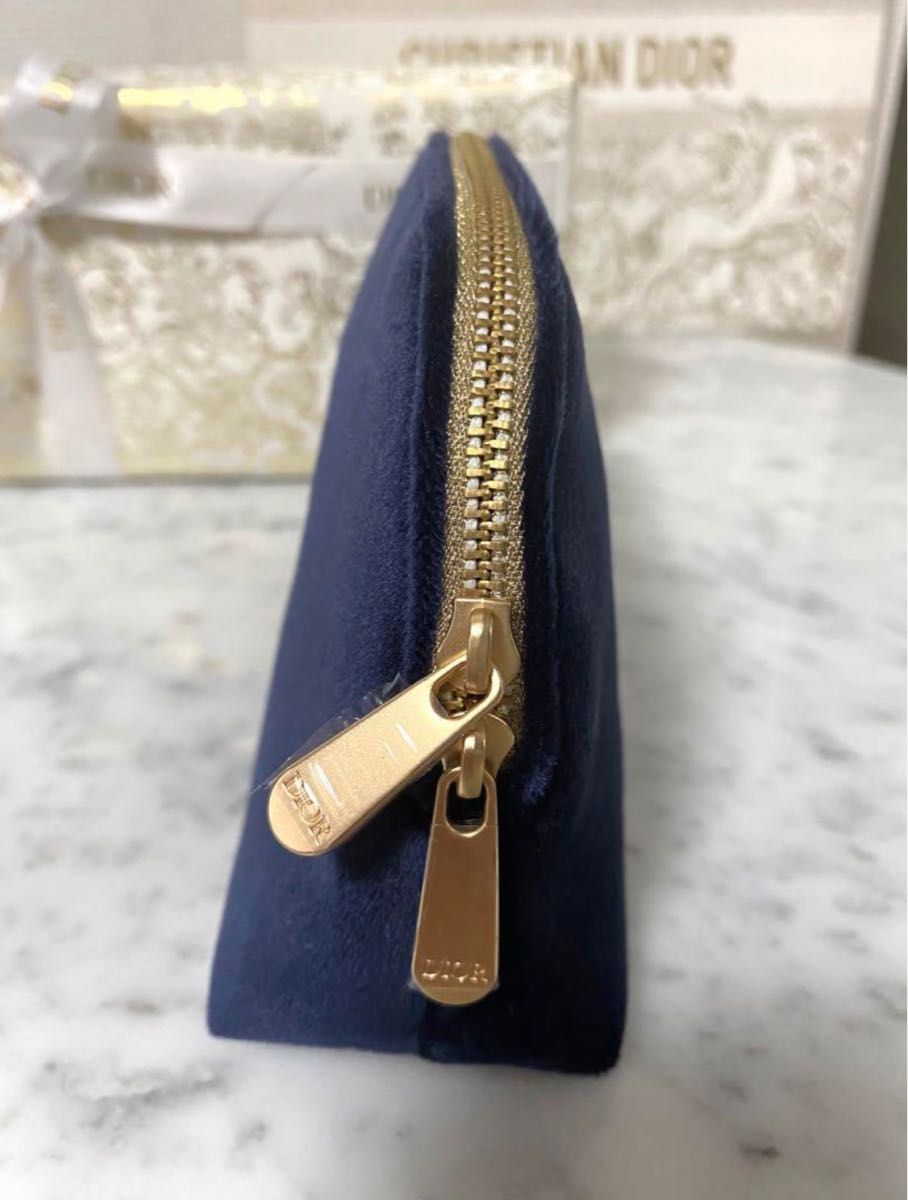 ディオール ポーチ ネイビー2023年限定 クリスマス コフレ オファー