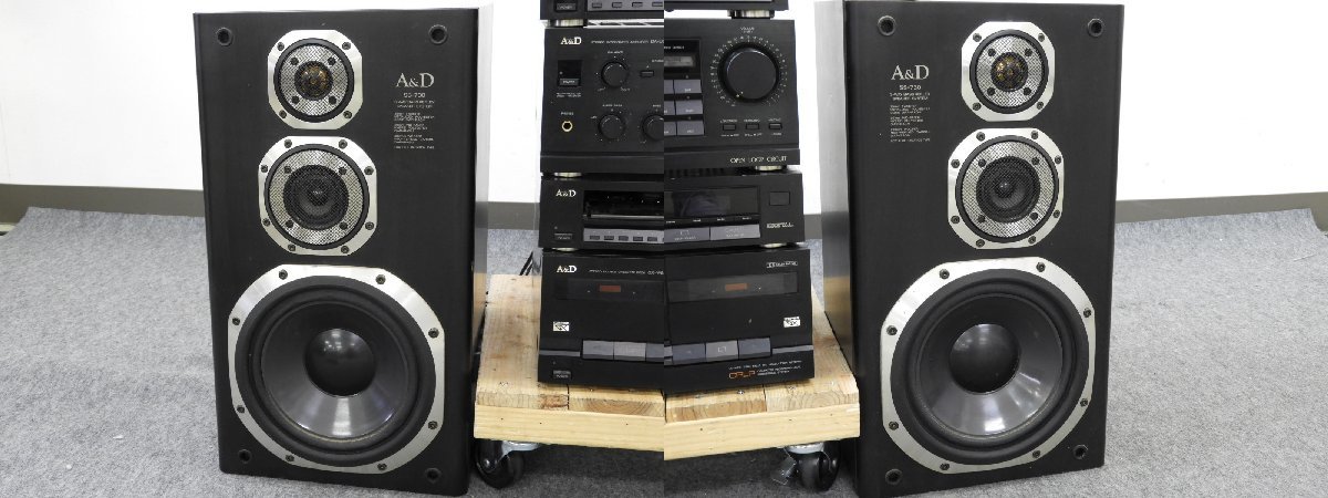 ☆ A&D DA-F830/DA-U730/DP-730/GX-W830/SS-730 システムコンポ☆現状