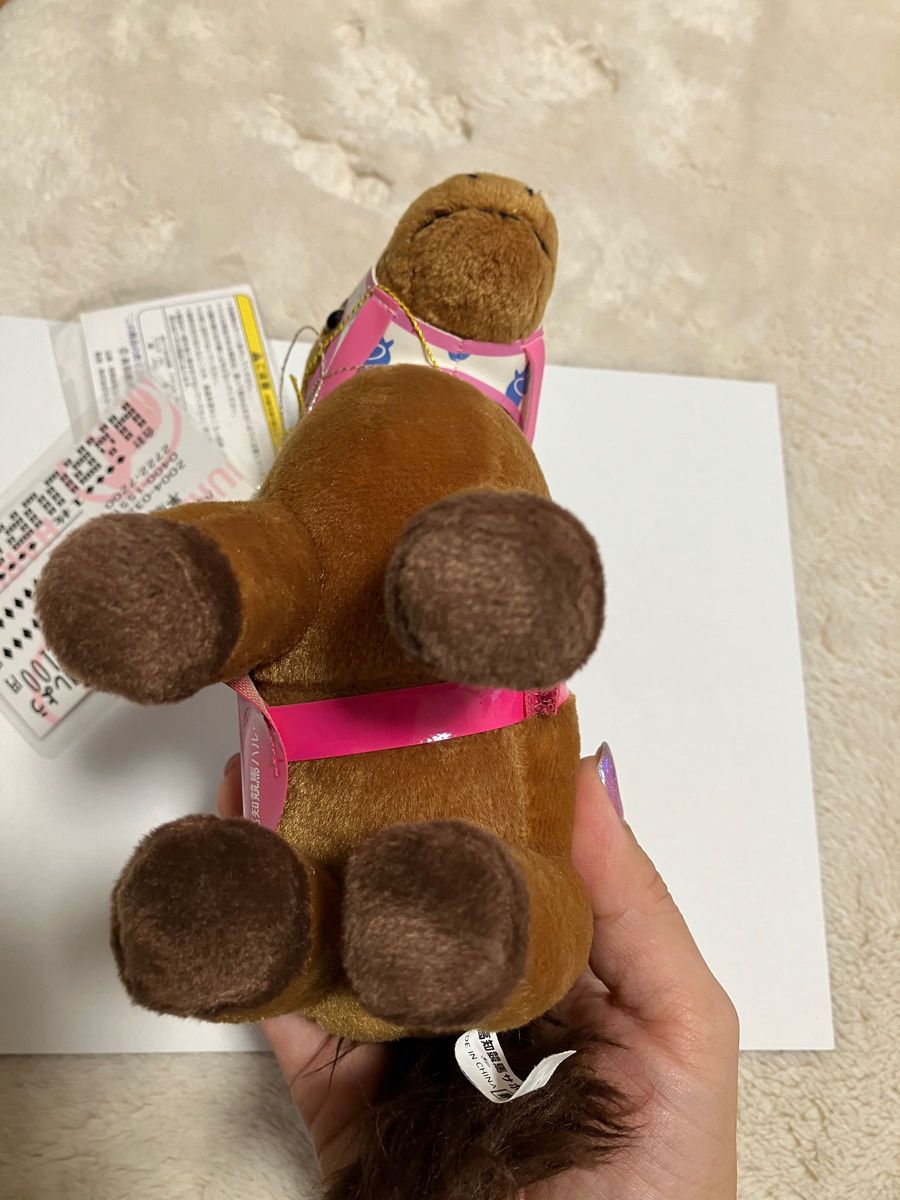高知競馬 ハルウララ号 ぬいぐるみ ゼッケン2｜Yahoo!フリマ（旧PayPay