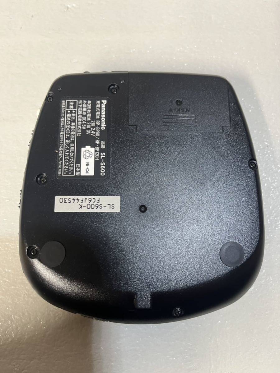 Panasonic パナソニックSL-S600-K ブラックポータブルCD プレーヤー
