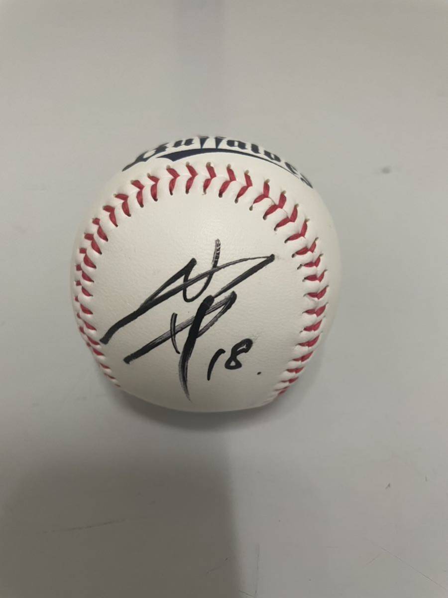 C01127 オリックスバファローズ 山本由伸 18 サイン入り 直筆サイン