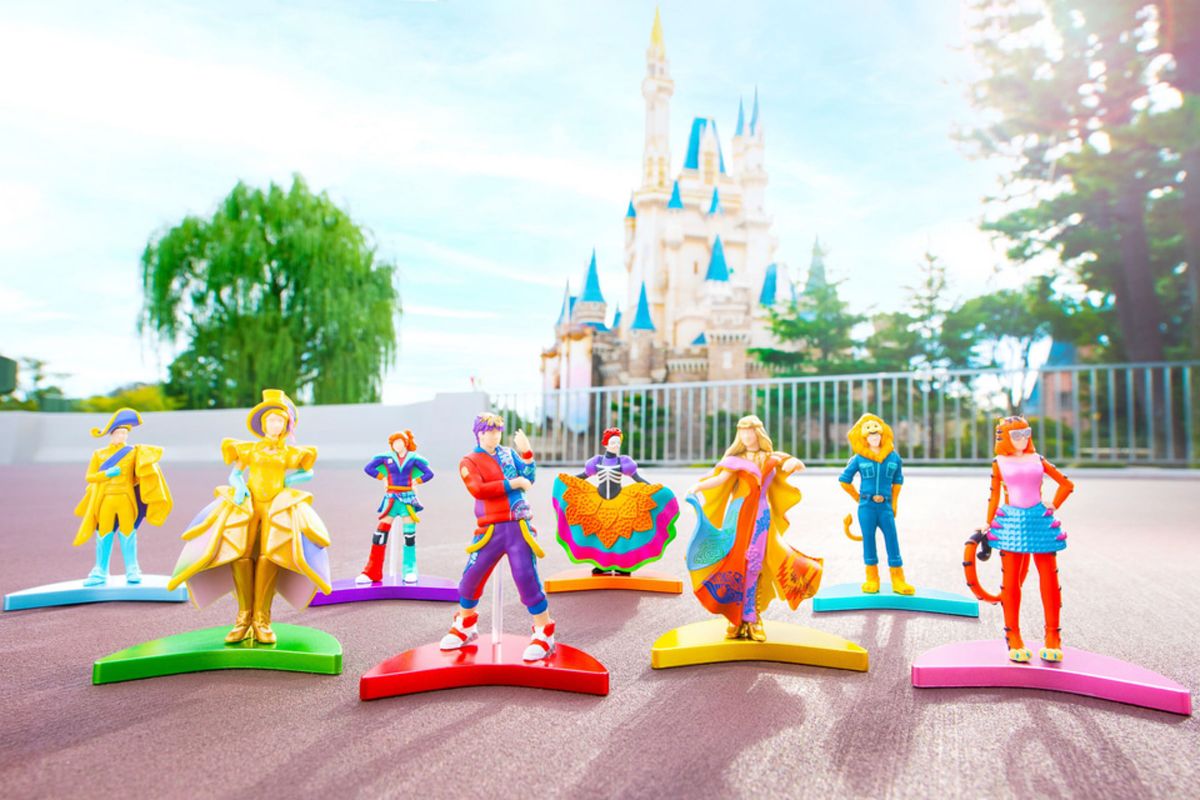 ダンサー】 ディズニー 40周年 ハーモニーインカラー ミニチュア