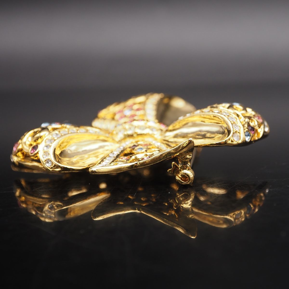 J482 ジョコンダ JOCONDE by shinji刻印 ブローチ マルチカラー ライン