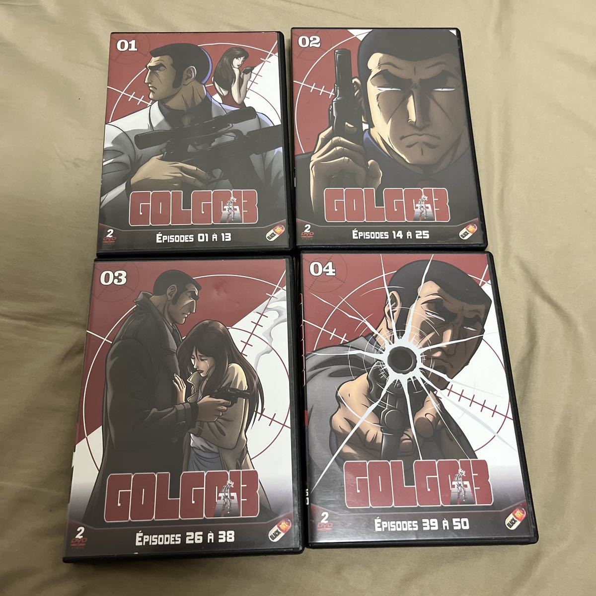 Yahoo!オークション - ゴルゴ13 アニメシリーズ DVD 全4巻セット(ヨー