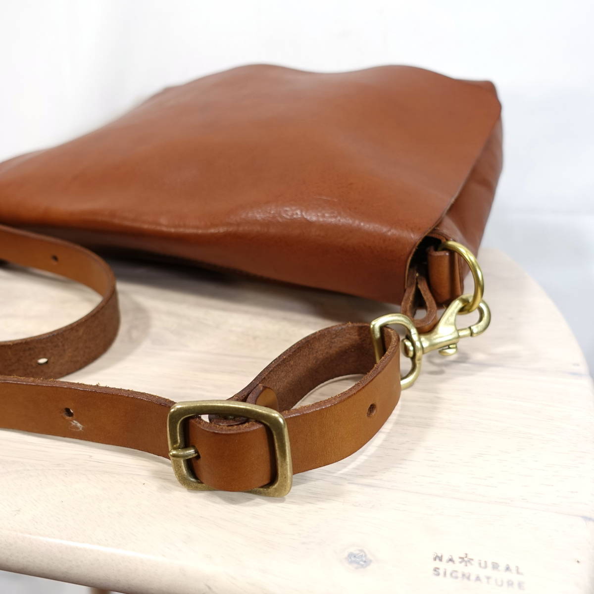 美品】ヘルツ オルガン ショルダーバッグ(G-37) Herz Organ アンバー