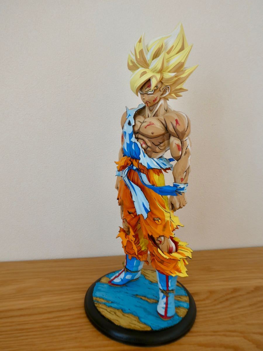 Yahoo!オークション - 二次元彩色 SMSP孫悟空 スーパーサイヤ人 フィギ