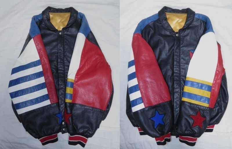 90s JEFF HAMILTON ジェフハミルトン レザー ジャケット L イーグル