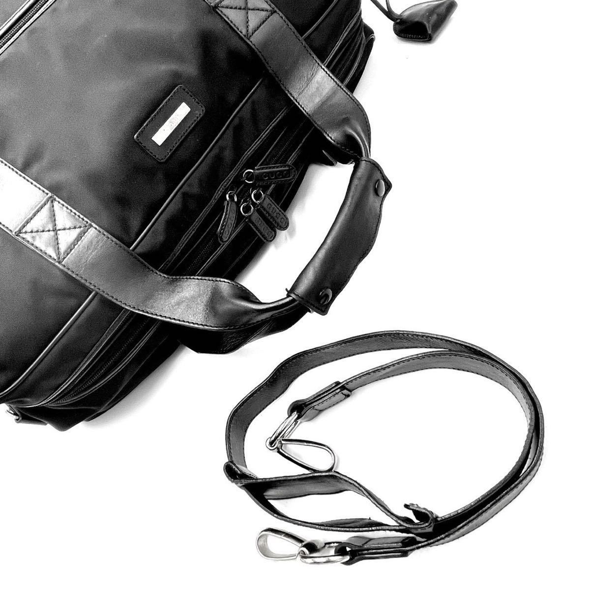 極美品】GUCCI グッチ ボストンバッグ ビジネスバッグ トラベルバッグ