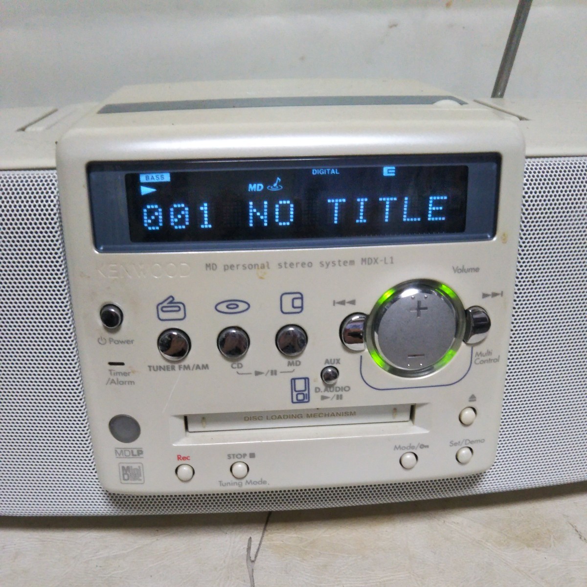 送料無料(2M2949)KENWOOD ケンウッド ラジカセ MDラジカセ CDラジカセ