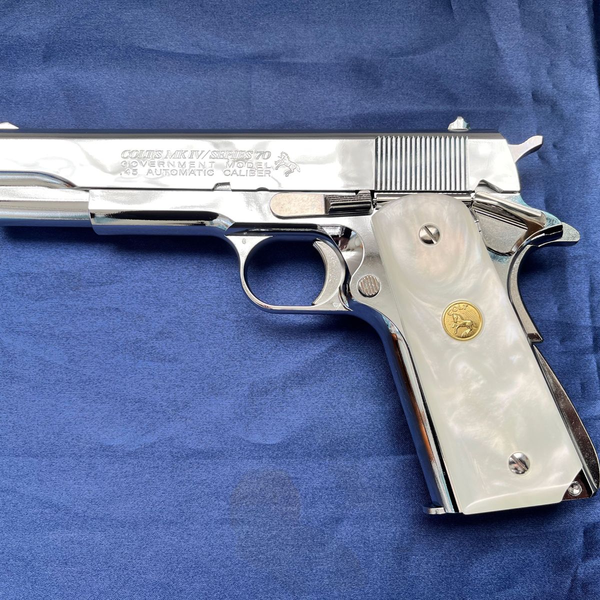 東京マルイ製 ガスガン コルト ガバメント シリーズ'70 ニッケル