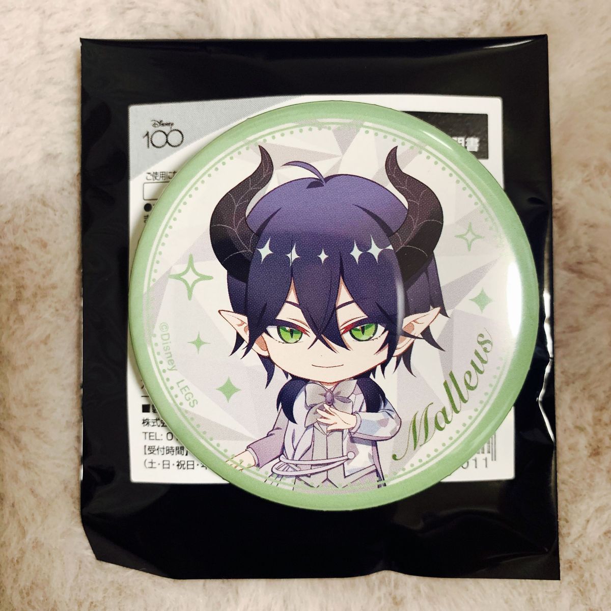 ツイステ カフェ マレウス ドラコニア 缶バッジ 缶バッチ ディア