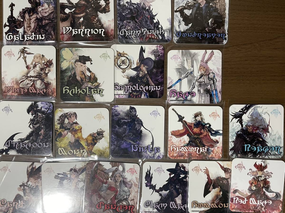 FF14 エオルゼアカフェ ジョブコースター 19枚セット ファイナル