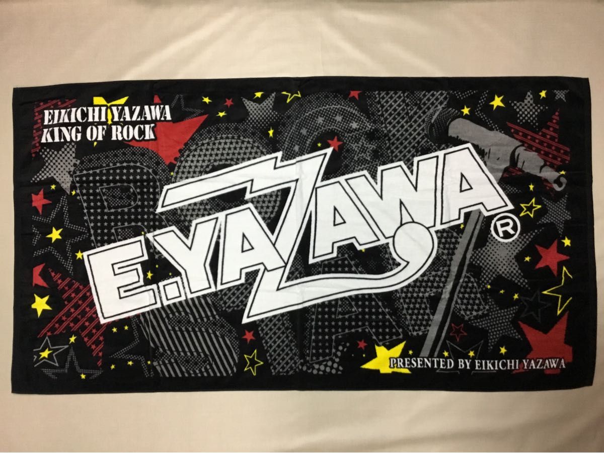 矢沢永吉 スペシャルビーチタオル (ロゴ ROCK STAR) ブラック｜Yahoo