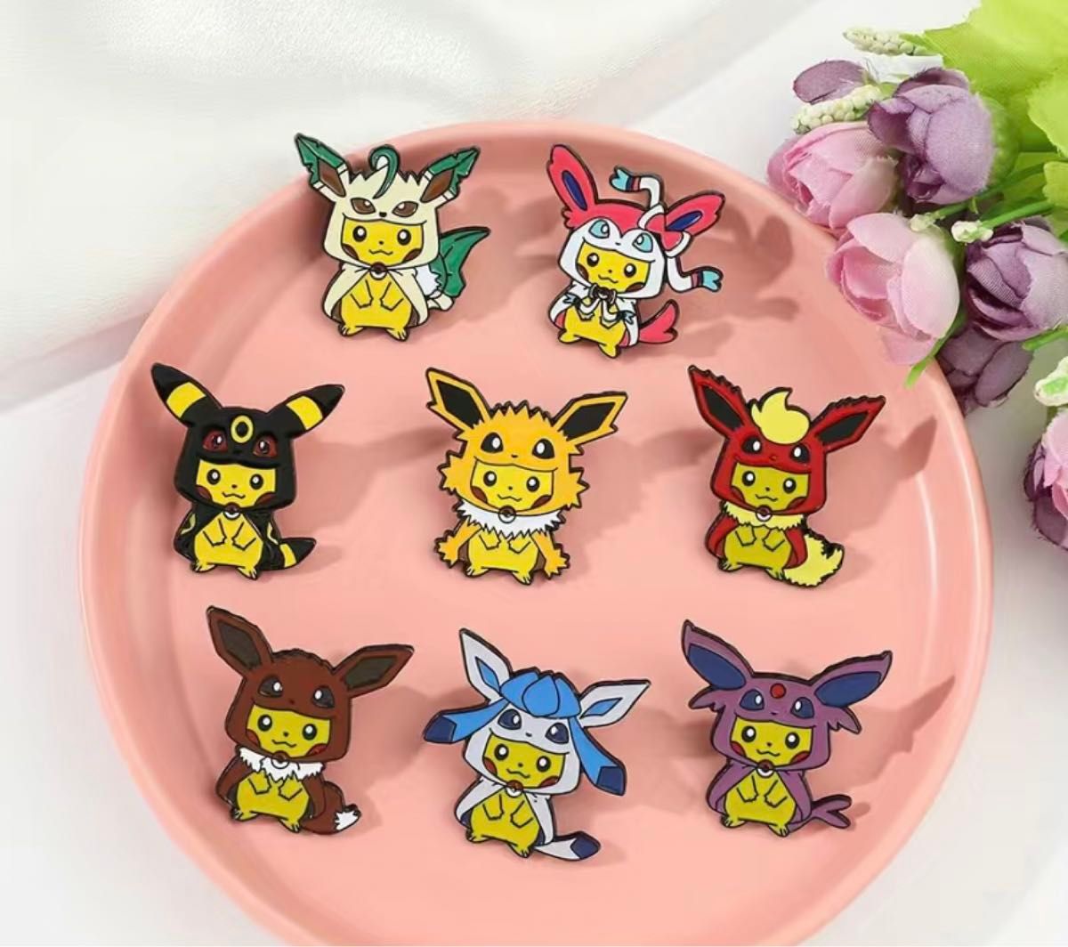 可愛いピカチュウ ピンバッジ ニンフィアポンチョ｜Yahoo!フリマ（旧