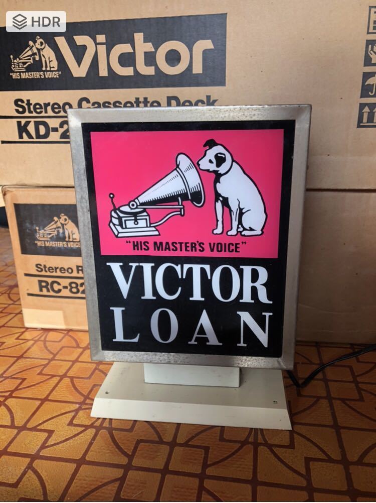 Yahoo!オークション - 超希少 非売品 VICTOR ニッパー 犬 店舗用ディ