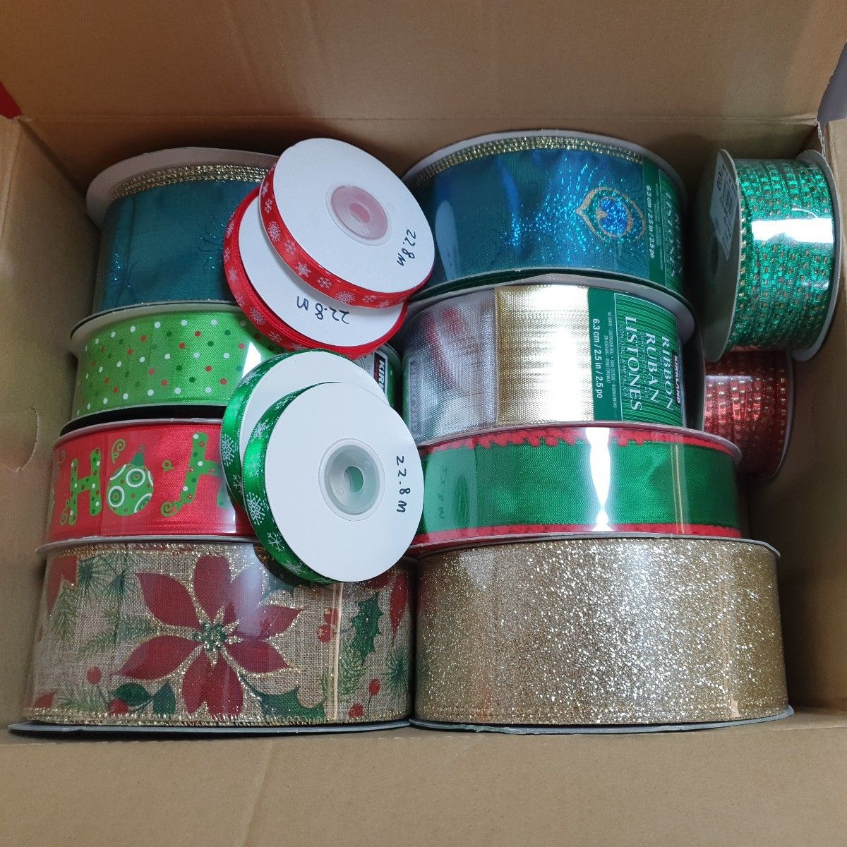 カークランド リボン コストコ クリスマス ワイヤーリボン 東京リボン