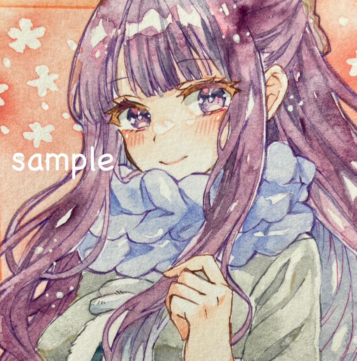 Yahoo!オークション - 手描きイラスト 葬送のフリーレン フェルン 葉書