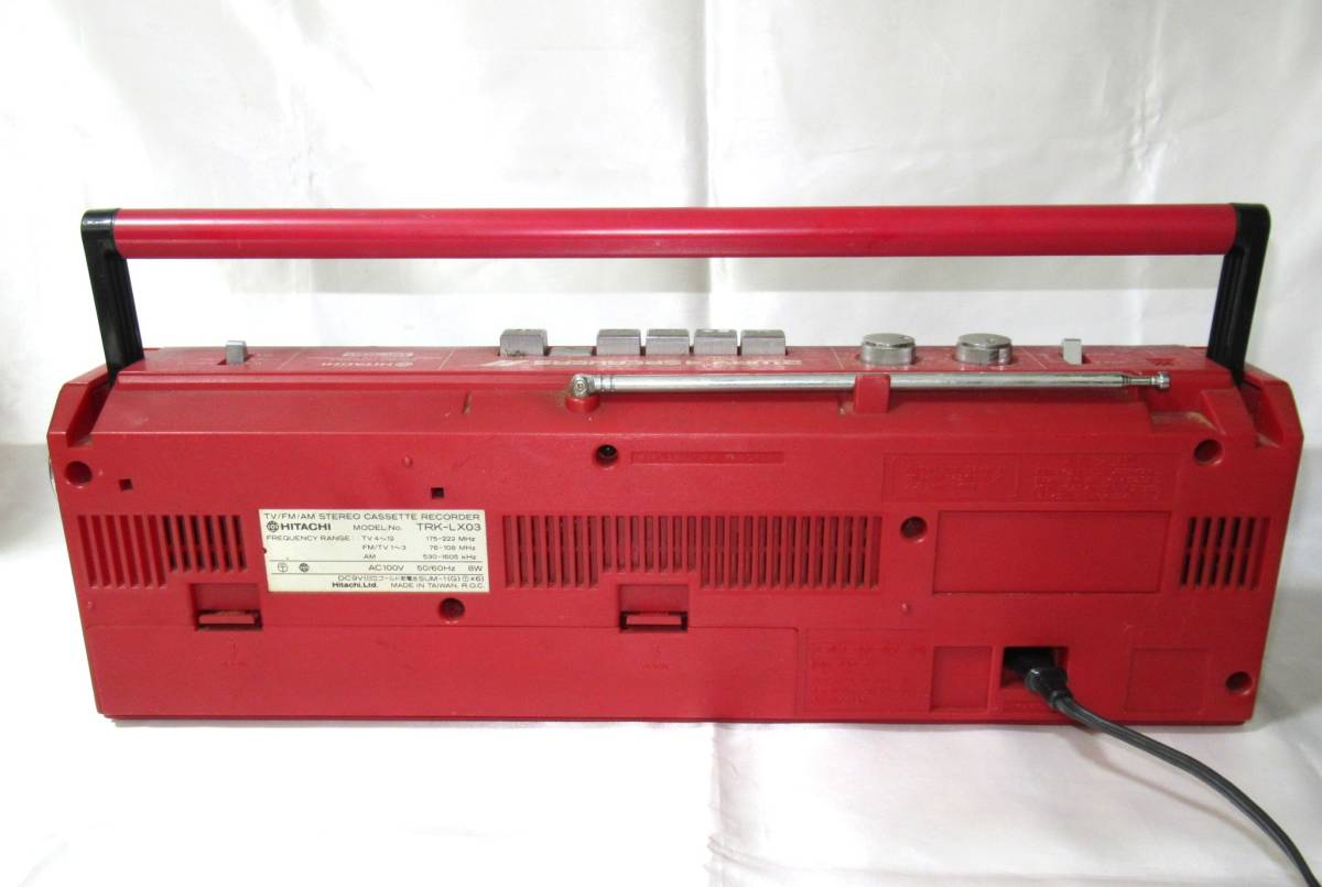 HITACHI / 日立 TRK-LX03 FM / AM ステレオラジオカセットレコーダー