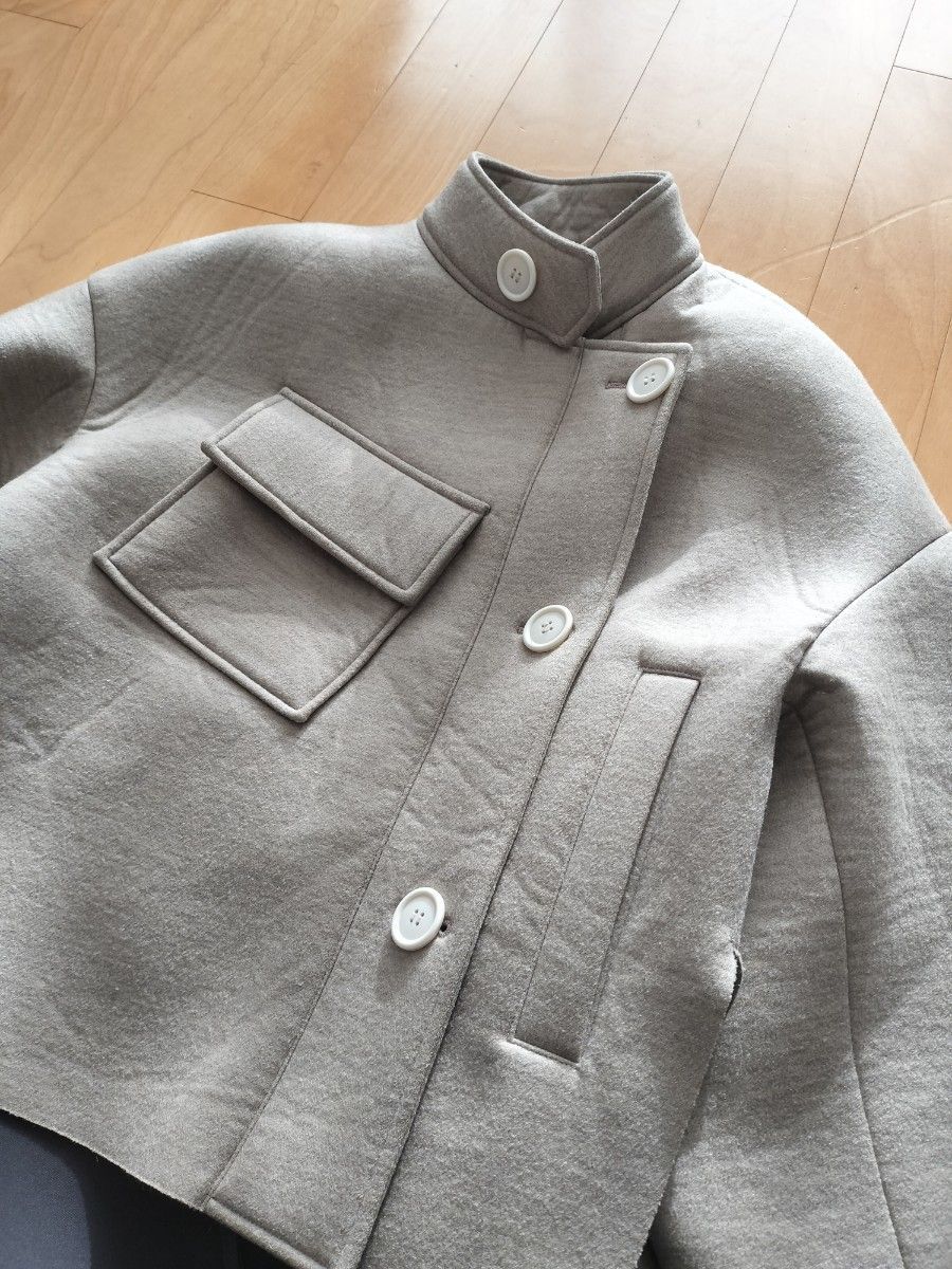 定価61600円】ENFOLD エンフォルド ウールボンディングショートコート