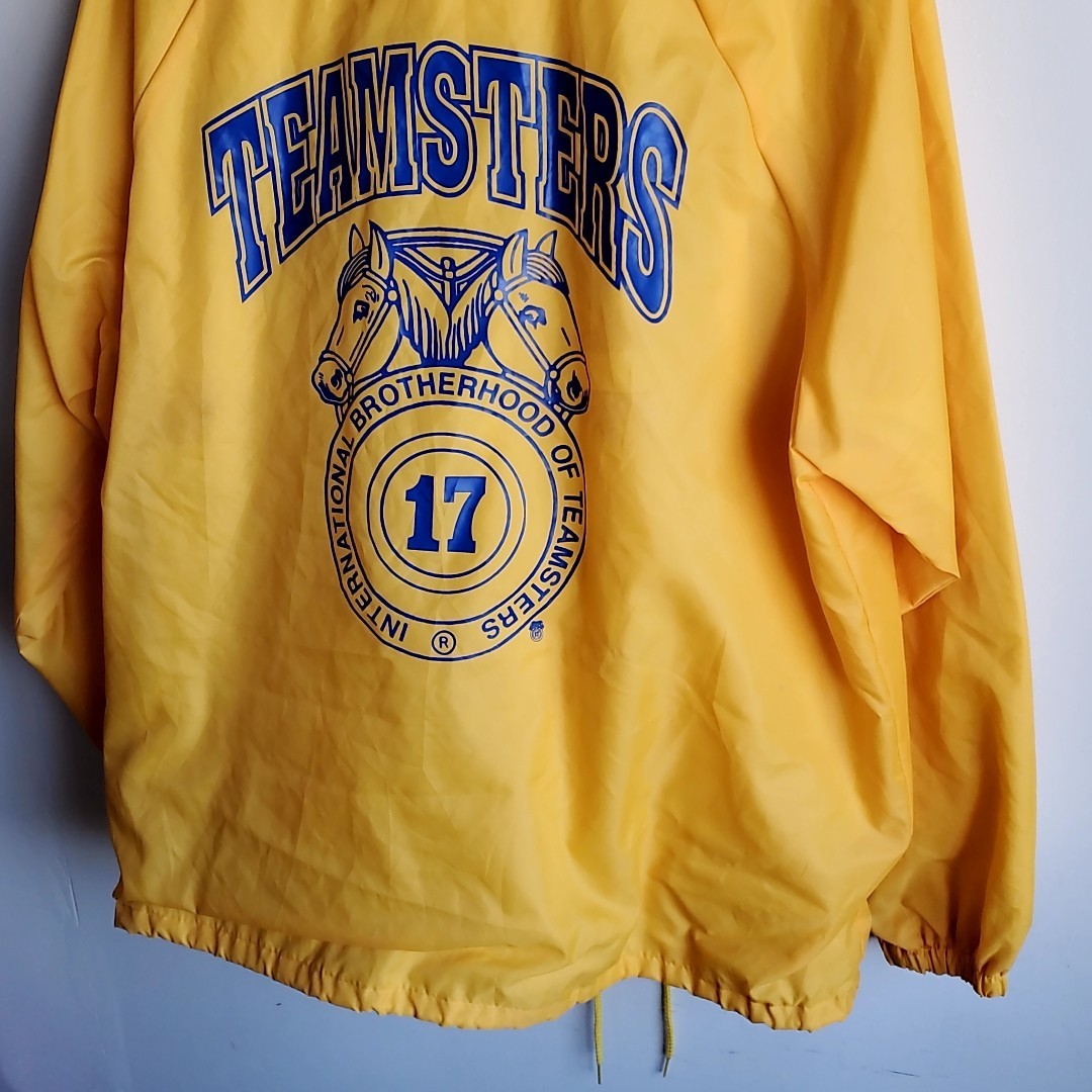 C16 90s USA製 Cardinal ナイロン コーチジャケット sizeXL 黄色