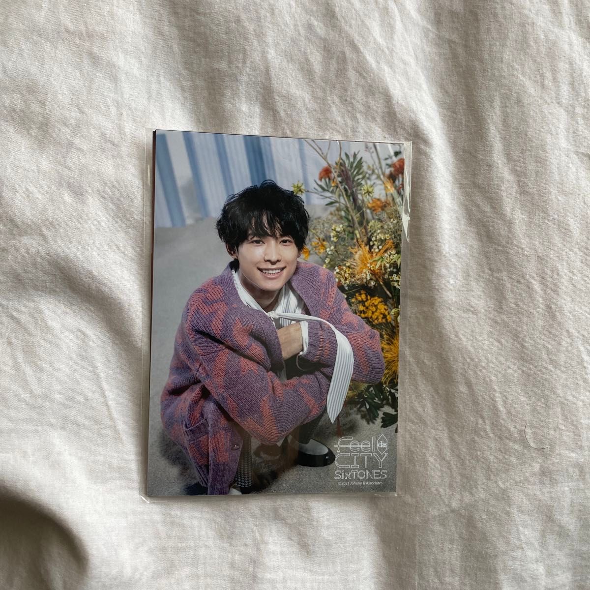 松村北斗 【松村北斗 feel da CITY 公式写真】未開封 SixTONES 公式