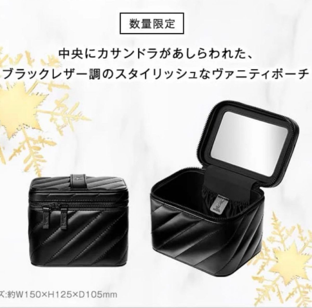 イブサンローラン YSL ノベルティ ヴァニティポーチ ポーチ ブラック