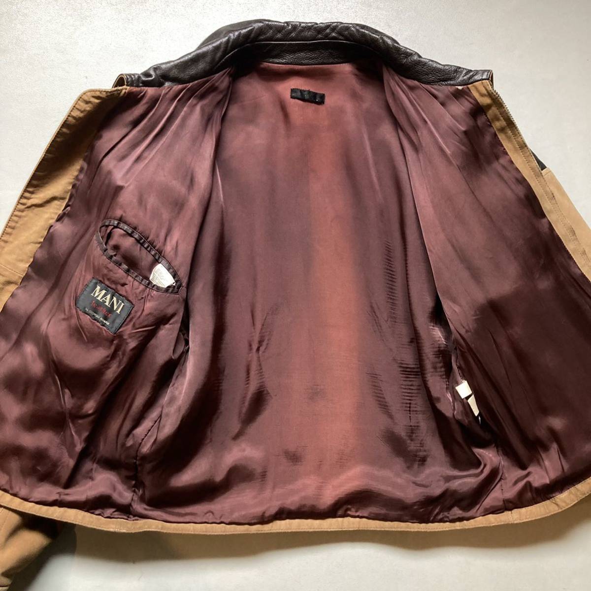 MANI by GIORGIO ARMANI leather “made in Italy” ジョルジオ