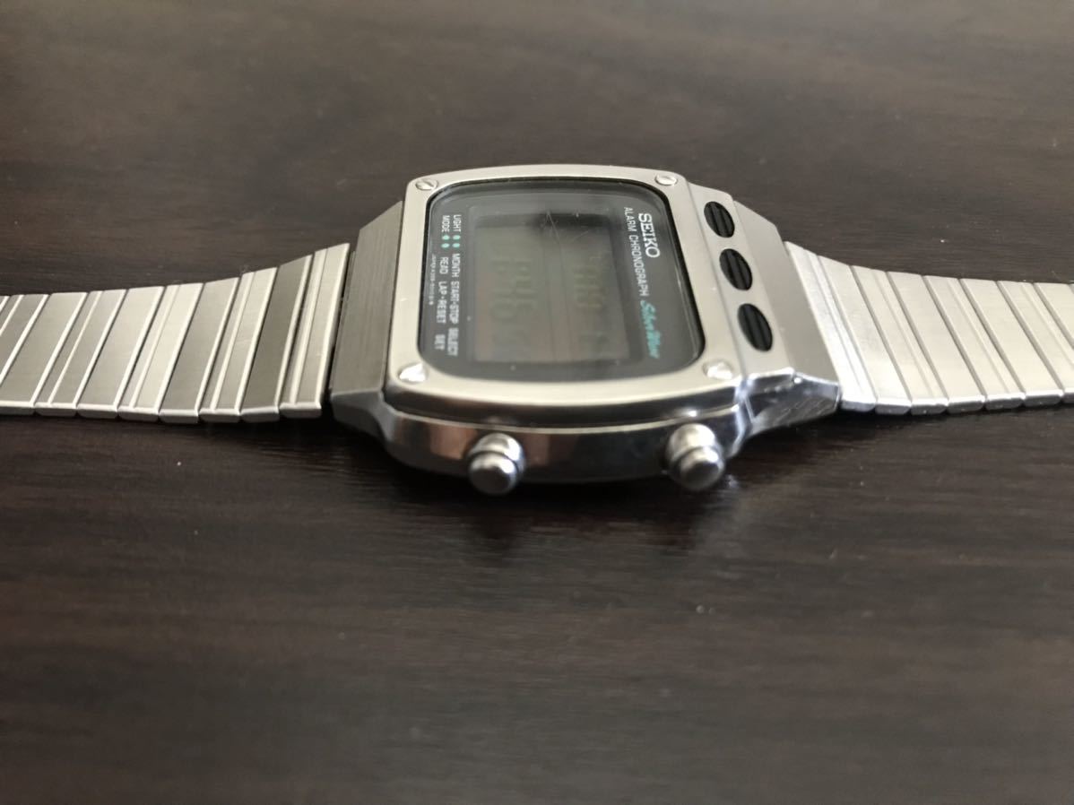 Yahoo!オークション - SEIKO Silver Wave A359-5020 Digital Watch シ