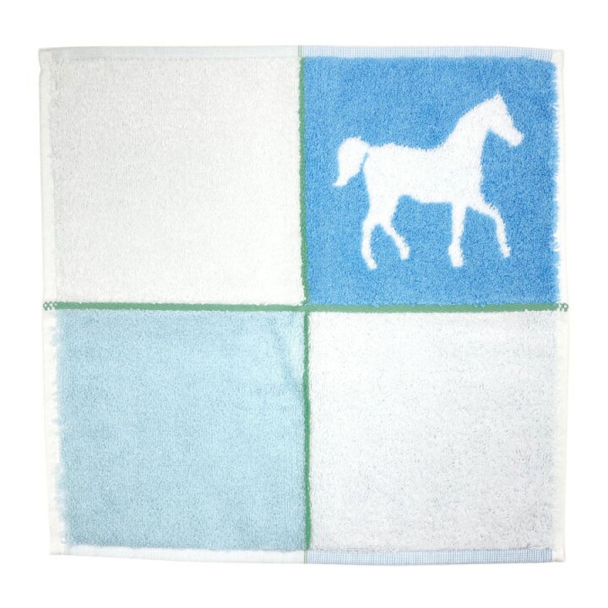 エルメス HERMES ハンドタオル カヴァルカラー ホース タオルハンカチ