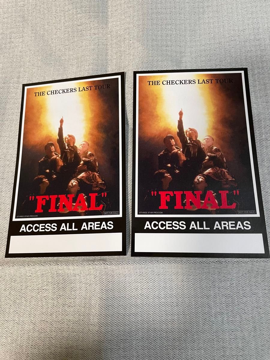 新品チェッカーズ ファイナルツアー 復刻版パンフレットCD 特典クリア