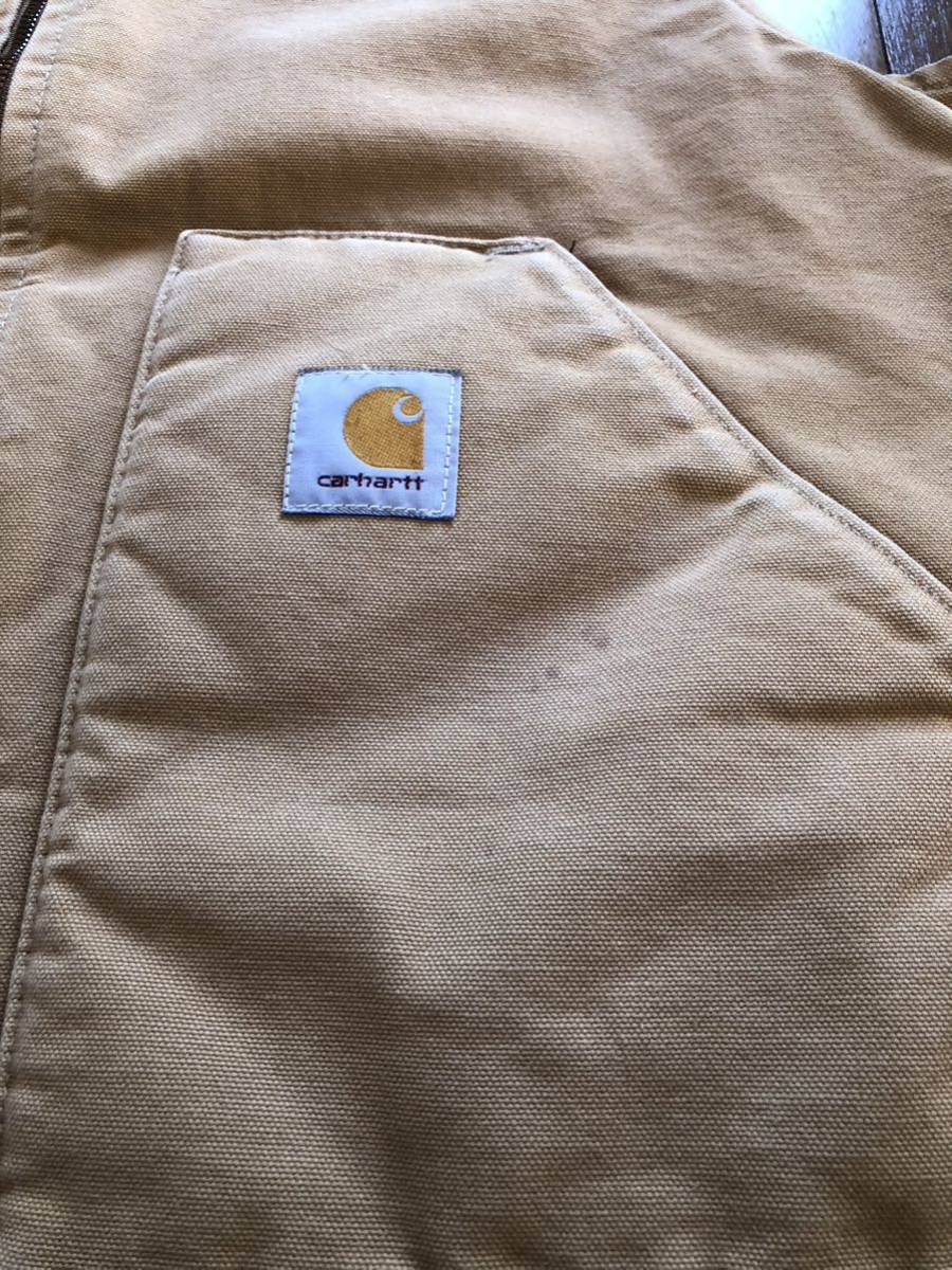 希少 USA製 星タグ カーハート ベスト carhartt ダックワーク ブラウン