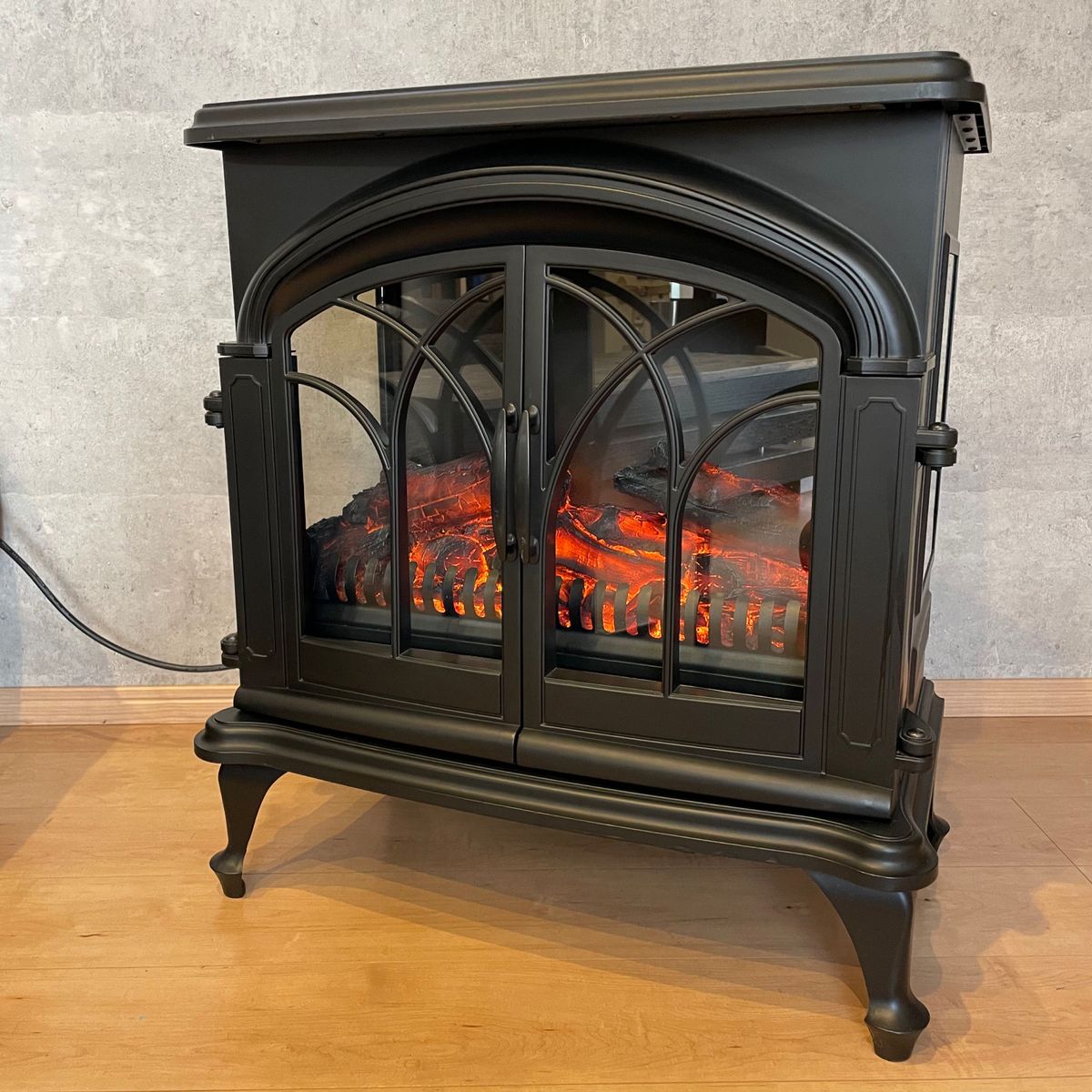 美品】NITORI 電気暖炉 BLT-999B-3 ヒーター 12109 S2☆ニトリ 暖炉型