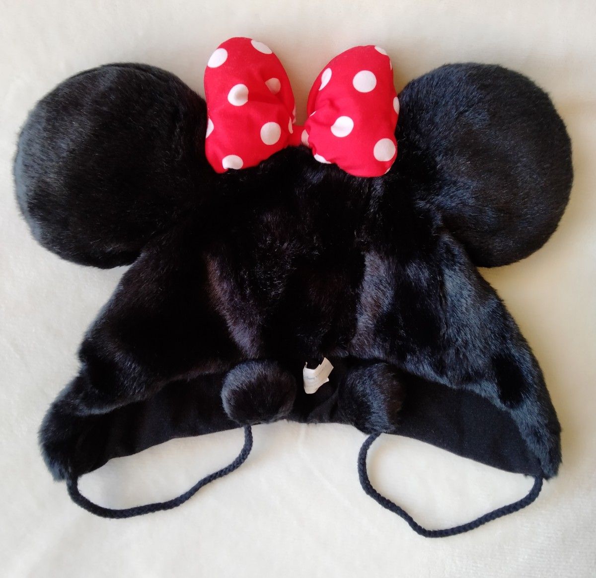 ディズニー ミニー ファンキャップ 黒 ピンク レア ディズニー ファン