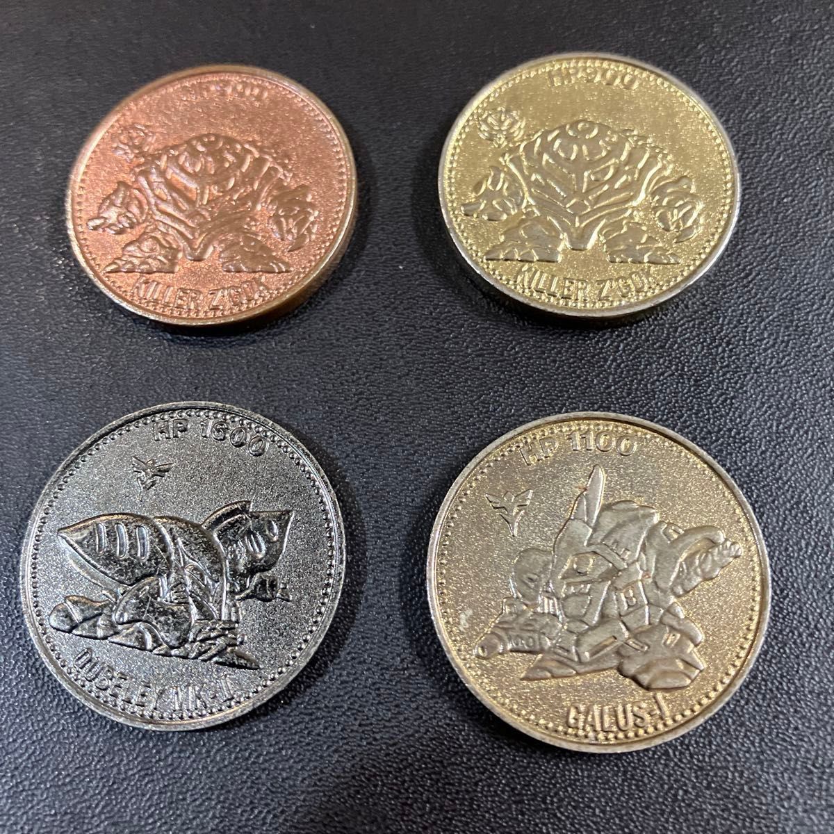 ガンダムメダル4枚セット 1989年SDガンダム スーパーディフォルメ