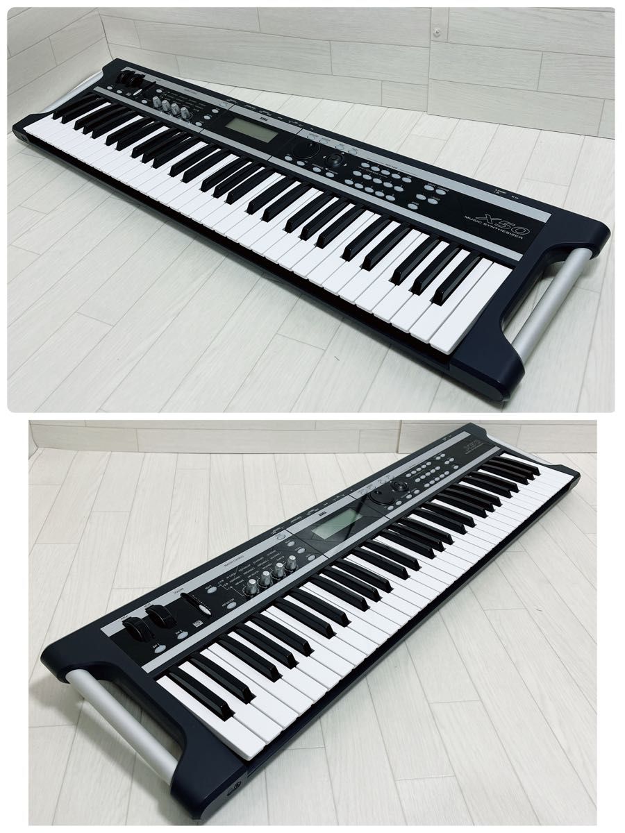 KORG シンセサイザー X50-61 61鍵盤 ケース ペダル付き