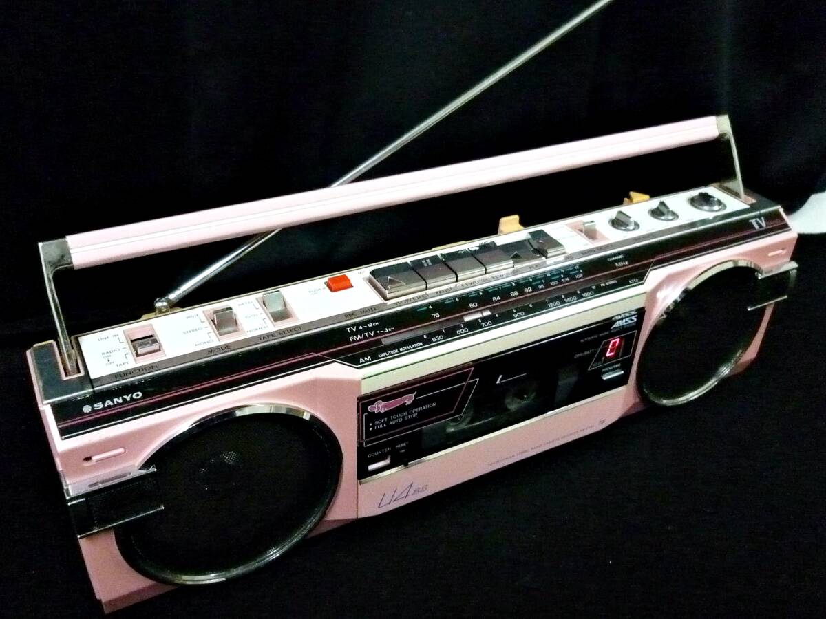 Yahoo!オークション - SANYO MR-U4SS(P) サンヨー ラジカセ ジャンク