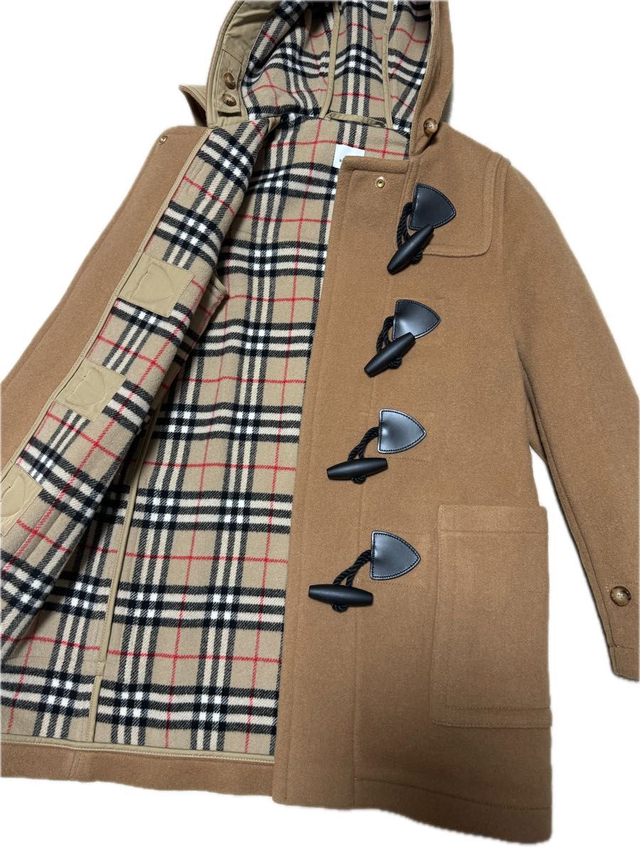極美品】バーバリー 現行 ダッフルコート 裏地総ノバチェック L相当