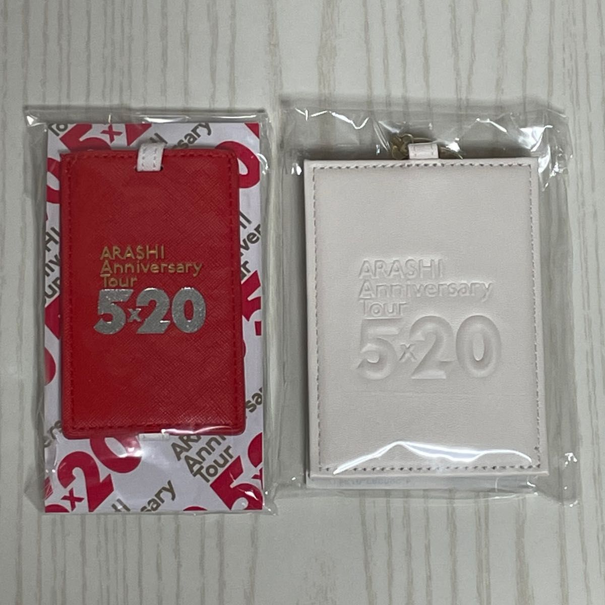 嵐 コンサートグッズ ライブグッズ 5×20 ラゲッジタグ パスケース