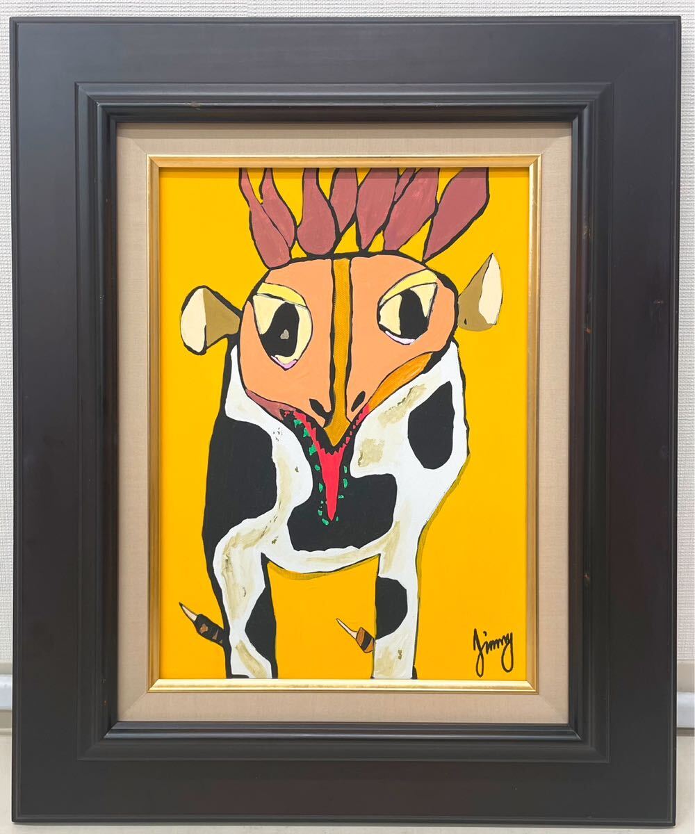 Yahoo!オークション - 【F4号】手描き作品 ジミー大西 模写【神様】199