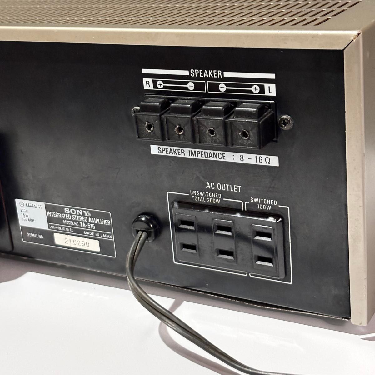 SONY ソニー TA-515 プリメインアンプ 音響機器 オーディオ｜Yahoo