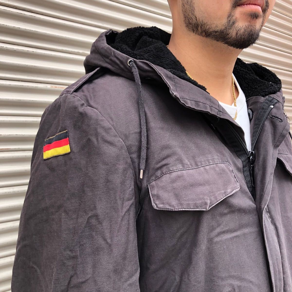 希少 80s Germany Army ドイツ軍 実物 ブラック カラー ライナー付き