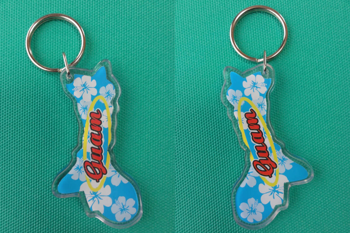 現地にて購入【GUAM グアム キーホルダー 6個セット】USA アイラブ