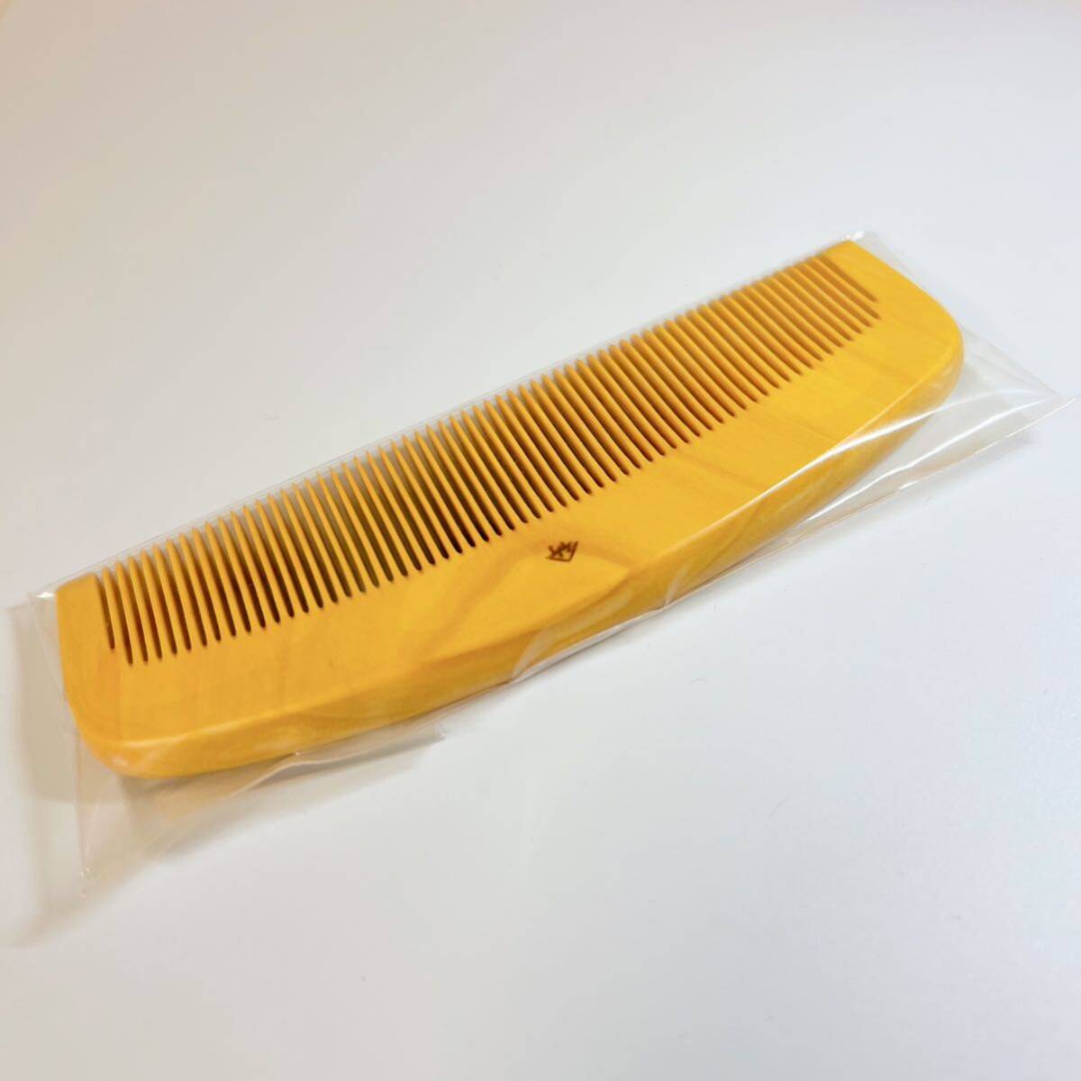 新品未使用】京都 十三や 極上国産本つげ4寸とき櫛(極細) つげ櫛 柘植