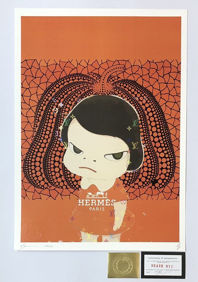 世界限定100枚 DEATH NYC アート ポスター jo12 DEATH NYC 世界限定100