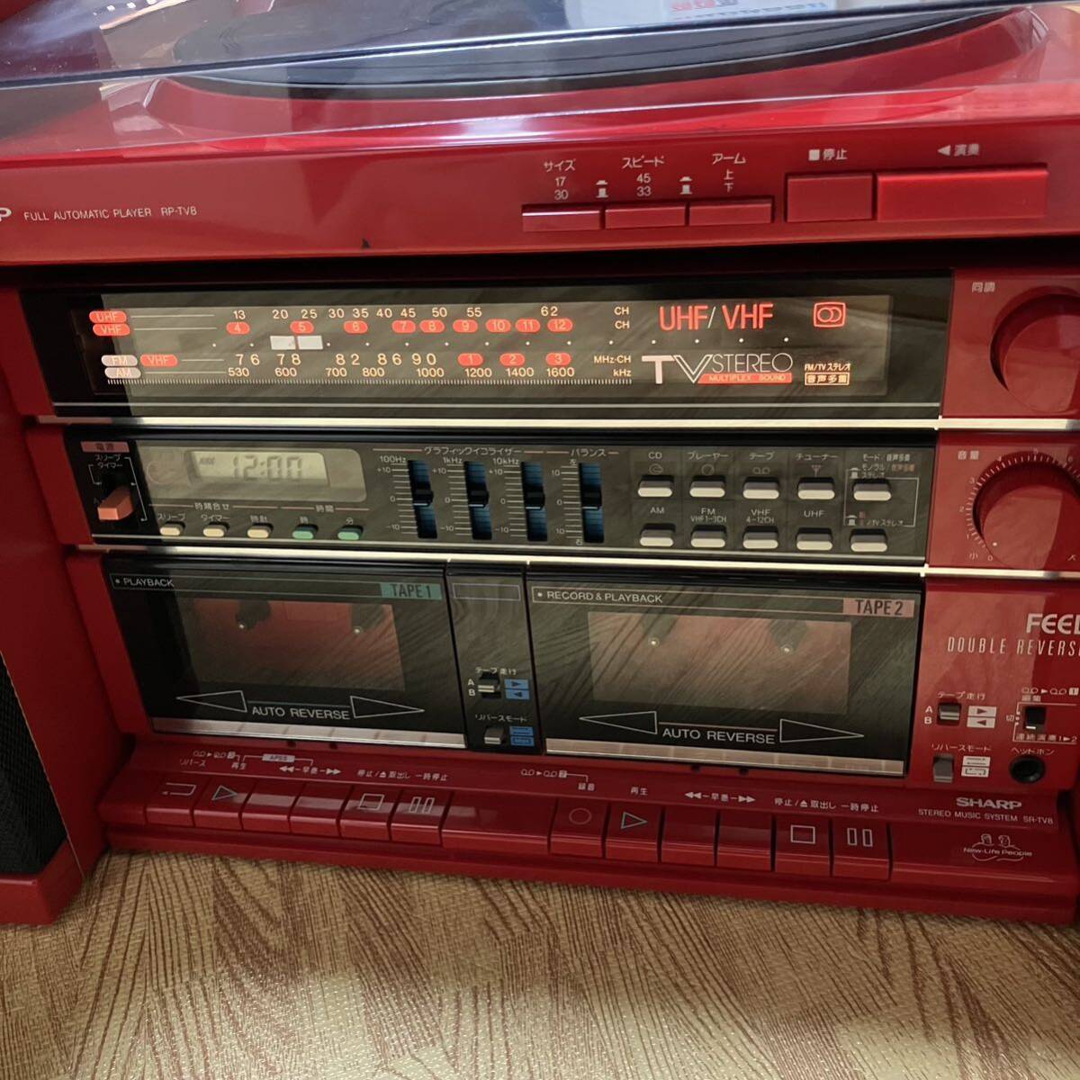 Yahoo!オークション - 【希少】SHARP シャープ SR-TV8 ジャンク ステレ