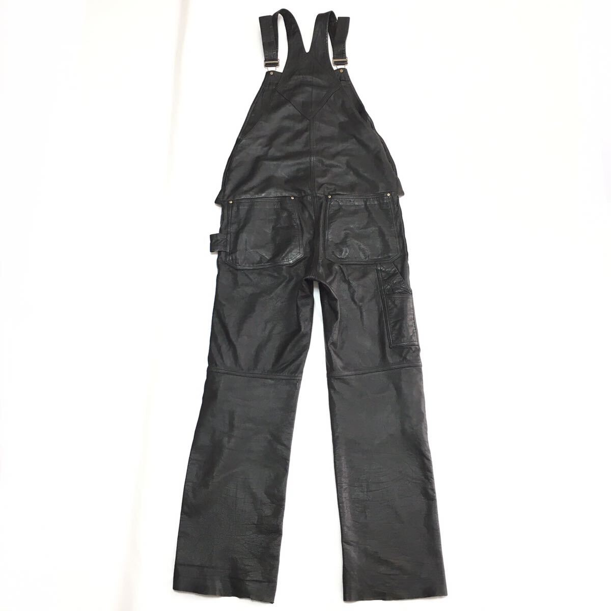 希少ハーレーダビッドソンHARLEY DAVIDSON 本革レザーオーバーオールM