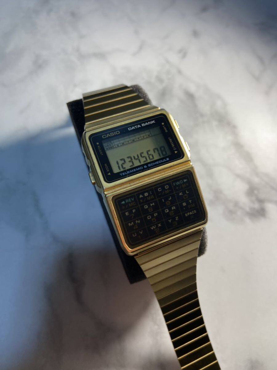 希少廃番モデル CASIO DATA BANK DBC-610 GOLD 人気色 ゴールド 新品