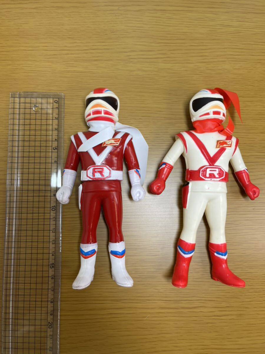 Yahoo!オークション - タケミ UFO大戦争 戦え レッドタイガー ソフビ 2