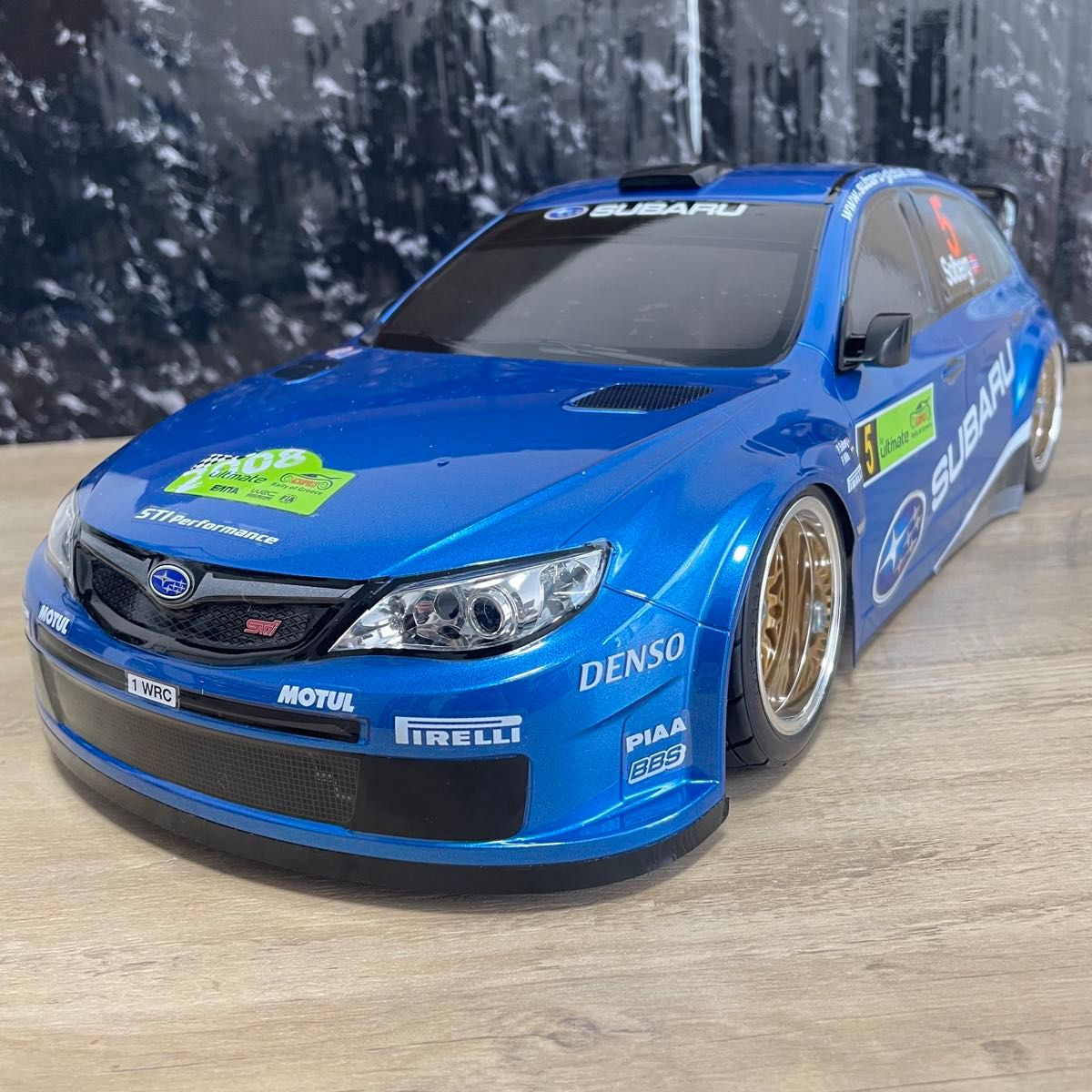 タミヤ スバル インプレッサ 1/10 ラジコンボディ 塗装済 ラリー